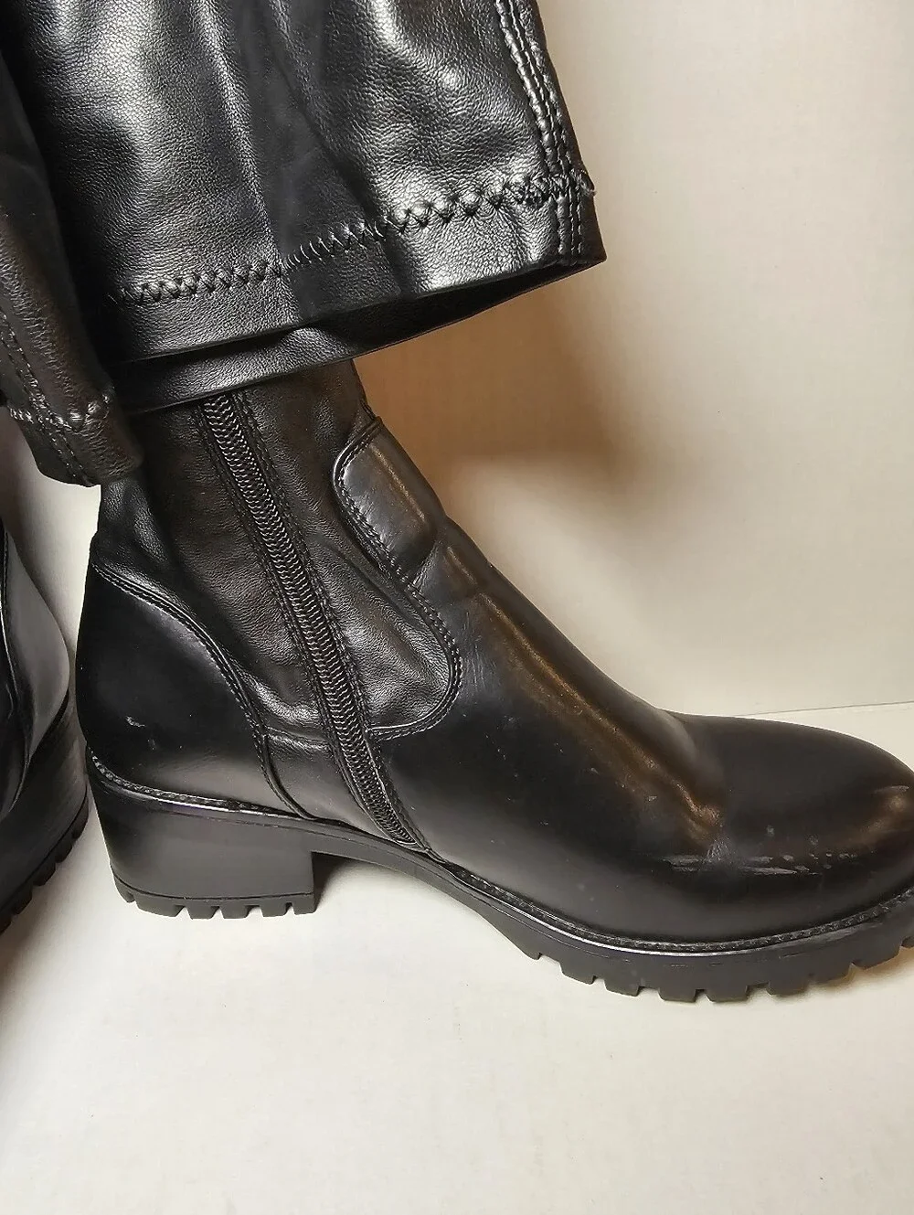 Azalea Wang Akira Surgical Over The Knee Thigh High Flat Boots Size 9 Womens